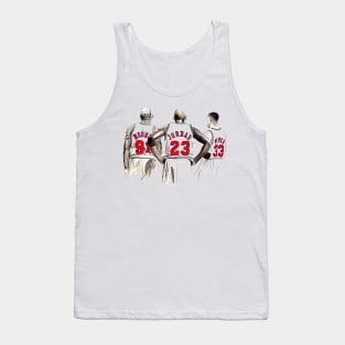 Rodman, MJ and Scottie Basketball Tank Top